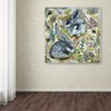 Trademark Fine Art Wyanne 'Rainy Day Rabbits' Canvas Art, 18x18 ALI8225-C1818GG
